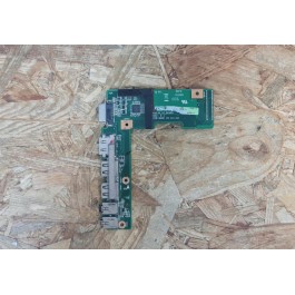 Placa IO Board C/ USB e Conector de Carga Asus K52J Recondicionado Ref: K52JR_DC_BOARD