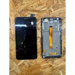 Modulo Completo C/ Frame Preto Display & Touchscreen Alcatel 6030 / Alcatel Idol Original