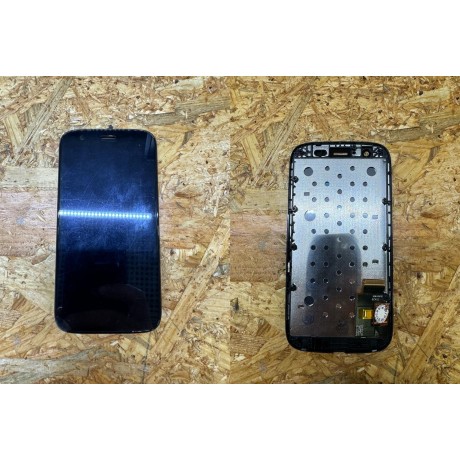 Modulo / Display & Touch C/ Frame Preto Motorola G1 / Motorola XT1033 Compatível
