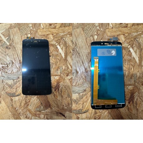 Modulo / Display & Touch S/ Frame Motorola Moto C Plus / Motorola XT1723 Preto Compatível