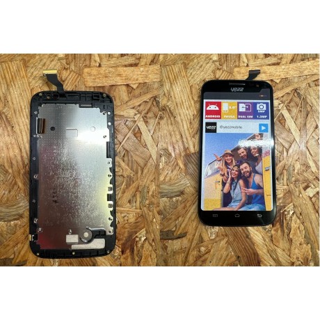 Modulo / Display & Touch C/ Frame Yezz A5EI Preto Pack Service
