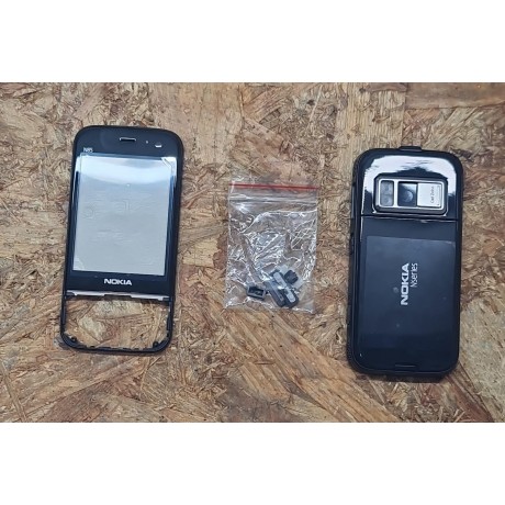 Capa Completa S/ Teclado Preta Nokia N85 Compativel