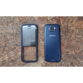 Capa Frontal & Tampa de Bateria Azul Nokia 7310 Super Nova