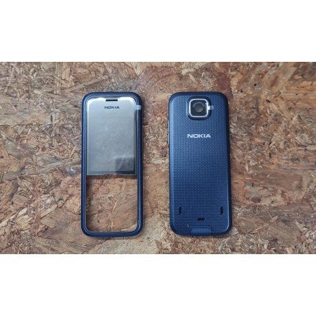Capa Frontal & Tampa de Bateria Azul Nokia 7310 Super Nova