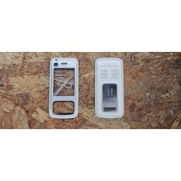 Capa Frontal & Tampa de Bateria Branca Nokia 6110n