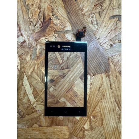 Touchscreen Preto Sony Xperia ST23i / Sony Xperia Miro Compativel