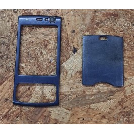 Capa Frontal & Tampa de Bateria Azul Nokia N95 Compativel