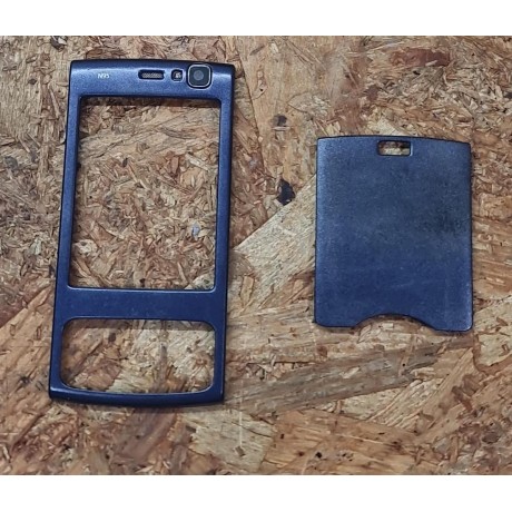 Capa Frontal & Tampa de Bateria Azul Nokia N95 Compativel