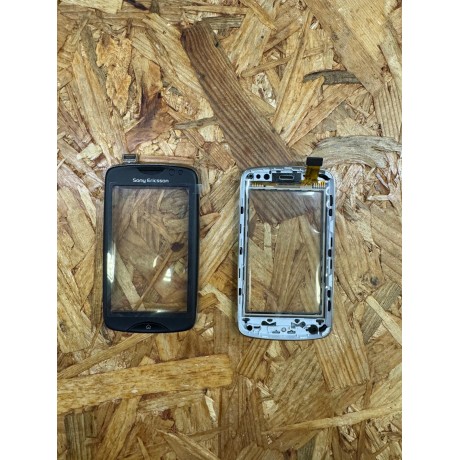 Touchscreen Preto C/ Frame Sony Ericsson CK15i / Sony Sony Ericsson TXT Pro Compativel