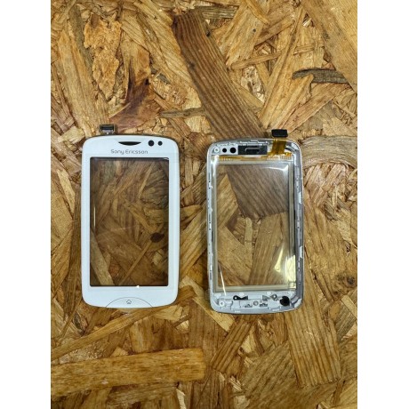 Touchscreen Branco C/ Frame Sony Ericsson CK15i / Sony Sony Ericsson TXT Pro Compativel
