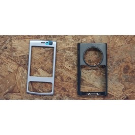 Capa Frontal Cinza & Middle Cover Cinza Nokia N95