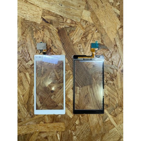 Touchscreen Branco Sony Xperia L / Sony Xperia C2104 / Sony Xperia S36h Compatível