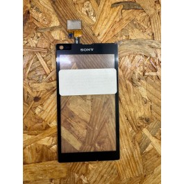 Touchscreen Preto Sony Xperia L / Sony Xperia C2104 / Sony Xperia S36h Compatível