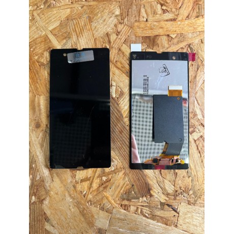 Módulo Display & Touch S/ Frame Preto Sony Xperia Z / Sony Xperia L36H / Sony Xperia C6603 Compativel