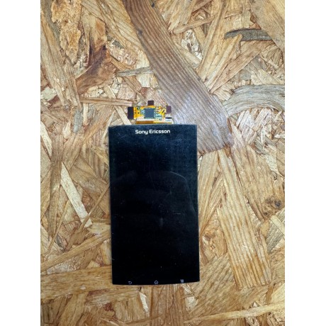 Módulo Display & Touch S/ Frame Preto Sony Xperia Arc / Sony Xperia LT15i Compativel