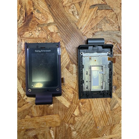 Display / LCD C/ Frame Lilás Sony Ericsson W380 Original