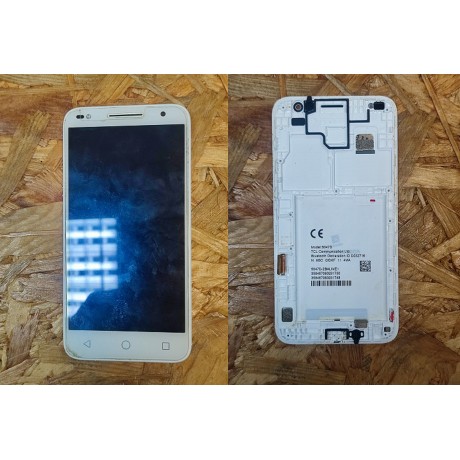 Modulo Display & Touch C/ Frame Branco Alcatel U5 / Alcatel 5047D Recondicionado