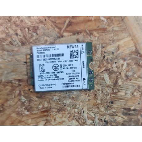 Placa Qualcomm 4G Dell Latitude E7440 / Dell P40G Recondicionado Ref: K2W44