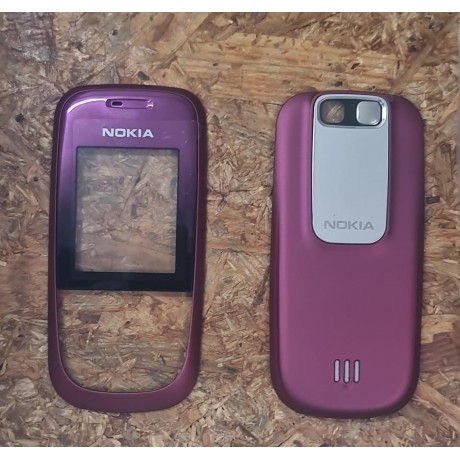 Capa Frontal & Tampa de Bateria Rosa Nokia 2680s Original