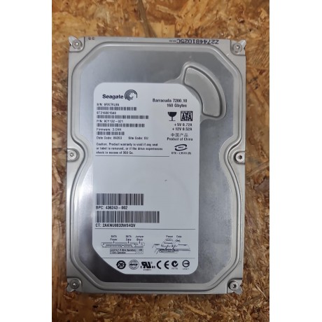 Disco Rigido 160GB Seagate SATA 3.5 Recondicionado Ref: ST3160815AS