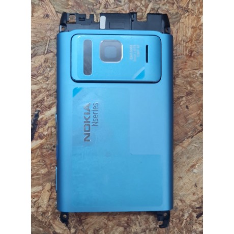 Capa Tampa de Bateria Azul Nokia N8 Original