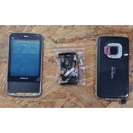 Capa Completa S/ Teclado Preta Nokia N96 Compativel