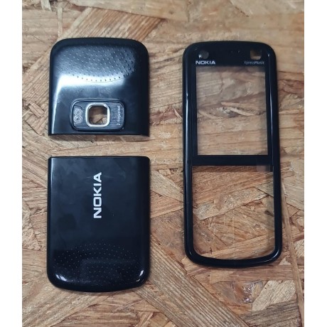 Capa Frontal Cinza & Azul Nokia X3-00 Original