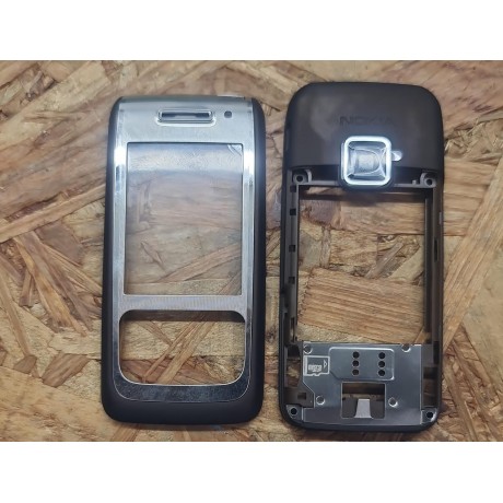Capa Frontal & Middle Cover Castanha Nokia E65 Original