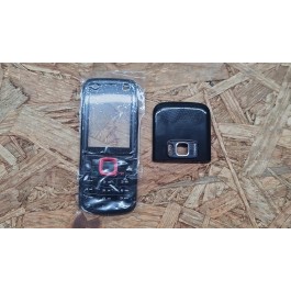 Capa Frontal & Cover VGA C/ Teclado Preta & Vermelho Nokia 5320 Original