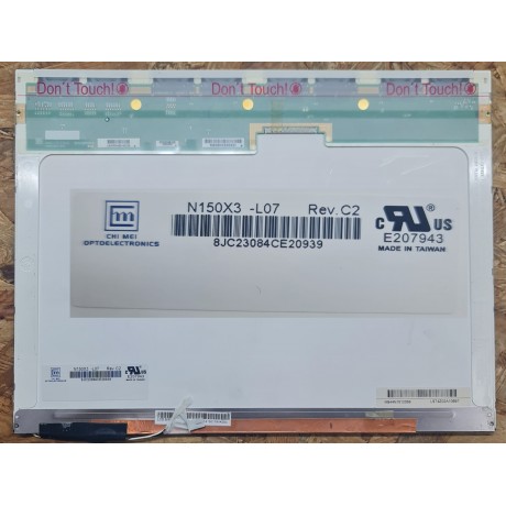 Display / LCD 15.0" Chi Mei Recondicionado Ref: N150X3-L07 Rev.C2