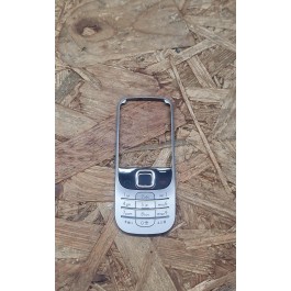 Capa Frontal S/ Lente & C/ Teclado Cinza Nokia 2330c