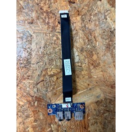 USB Board C/ Jack Audio Asus K53U Recondicionado Ref: 435NOU88L01