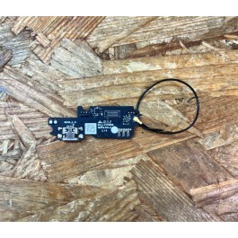 PCB C/ Conector de Carga C/ Antena Coaxial Asus Zenfone 3 Max ZC553KL Recondicionado