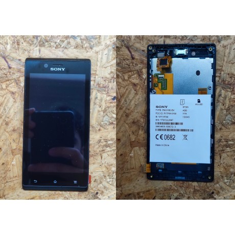 Módulo Display & Touch C/ Frame Sony Xperia J / Sony ST26I Recondicionado