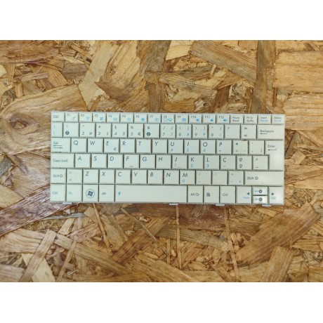 Teclado Asus EEEPC 1001 / 1005 / 1008 / R101 / R105 / T101MT Series Recondicionado Branco Ref: MP-09A36P0-5283