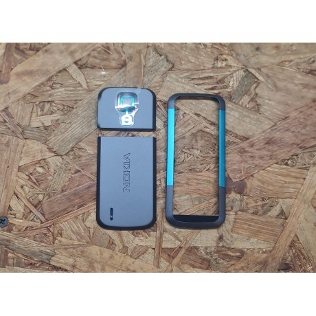 Capa Frontal & Tampa de Bateria Preto Nokia 5000