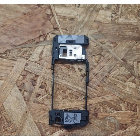 Capa Middle Cover Preta Nokia 5220