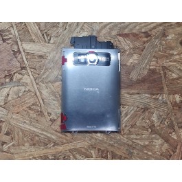 Tampa de Bateria Cinza Metal Nokia X7-00