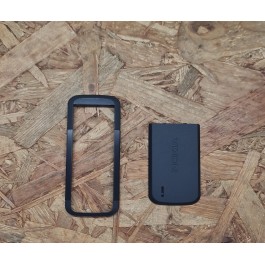 Capa Frontal & Tampa de Bateria Preto Nokia 5000 Original