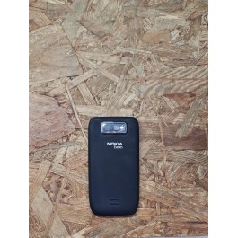 Middle Cover & Tampa de Bateria Preto Nokia E63 Original