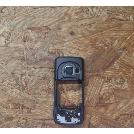 Capa Middle Cover Preta Nokia N73