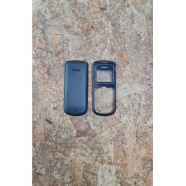 Capa Frontal e Tampa de Bateria Preta Nokia 1202