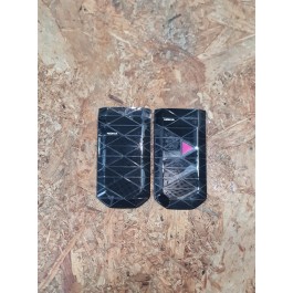 Capa Frontal & Tampa de Bateria Prisma Rosa Nokia 7070
