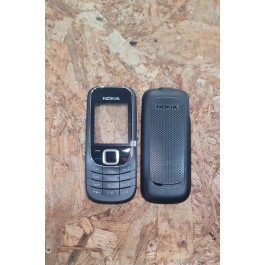 Capa Frontal e Tampa de Bateria Preta Nokia 2330c