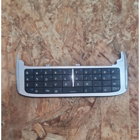 Teclado Inferior Nokia E75 Preto C/ Aro Cinza Original