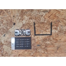 Teclado Completo Sony Ericsson W715 Cinza Original
