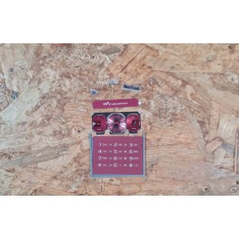 Teclado Completo Sony Ericsson W715 Rosa Original