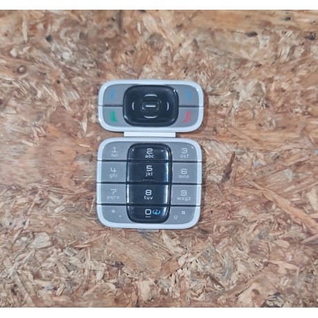Teclado Nokia 7200 Cinza Original