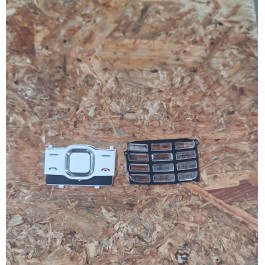 Teclado Completo Nokia 7610s Branco Original