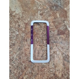 Capa Frontal Branco / Roxo Nokia 5310